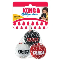 Kong Signature Sport Balls Toy For Dogs- Small (3 pack)
