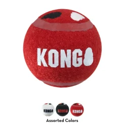 Kong Signature Sport Balls Toy For Dogs- Small (3 pack)
