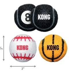 Kong Sport Balls Chew Toy For Dogs - (3 pack)