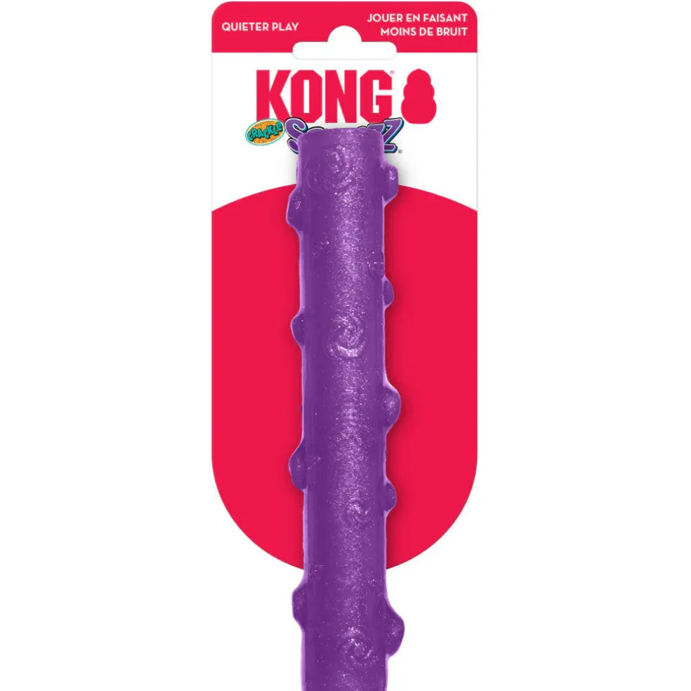 Kong Squeezz Crackle Stick Toy For Dogs (color varies)