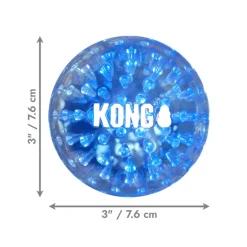 KONG Squeezz Geodz Balls Dog Toy, 2 pack, Assorted Colors