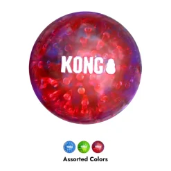 KONG Squeezz Geodz Balls Dog Toy, 2 pack, Assorted Colors