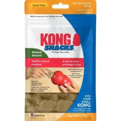 Kong Stuff'N Snacks Bacon & Cheese Flavor Crunchy Treats For Dogs - Small (7 oz)