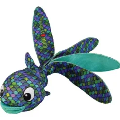 Kong Wubba Finz Blue Squeaky Toy For Dog