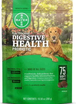 Lactoquil Digestive Health for Dogs (75 soft chews)