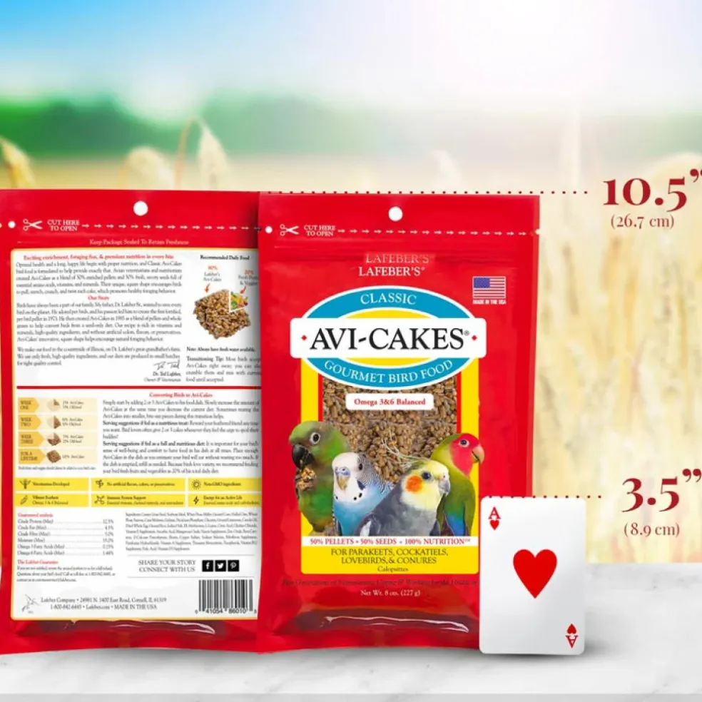 Lafeber Classic Avi-Cakes Small Bird Treats (8 oz)