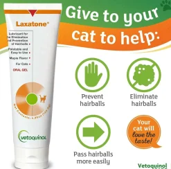 Laxatone Gel Hairball Control for Cats (Maple Flavor)