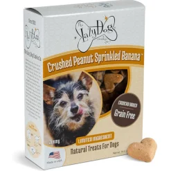 Lazy Dog Grain Free Crushed Peanut Sprinkled Banana Treat For Dog (14 oz)