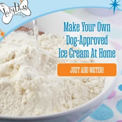 Lazy Dog Make at Home Ice Cream Mix Birthday Cake Flavor Treats For Dogs (4.5 oz)