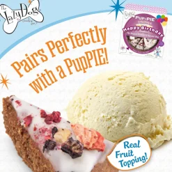 Lazy Dog Make at Home Ice Cream Mix Birthday Cake Flavor Treats For Dogs (4.5 oz)