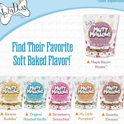 Lazy Dog Mutt Mallows Maple Bacon Kissies Treats For Dogs (5 oz)