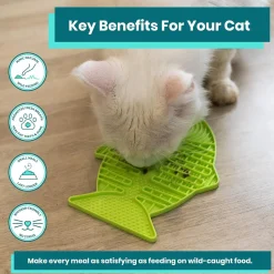 LickiMat Casper Lick Mat Slow Feeder for Cats