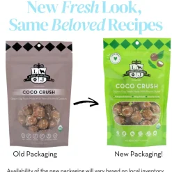 Lord Jameson Coco Crush Organic Coconut & Peanut Butter Soft & Chewy Treats For Dogs (6 oz)