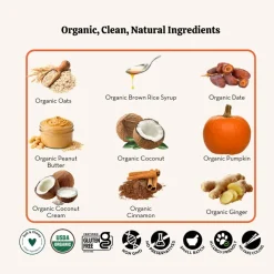 Lord Jameson Pumpkin Spice Organic Soft & Chewy Dog Treats, 6-oz
