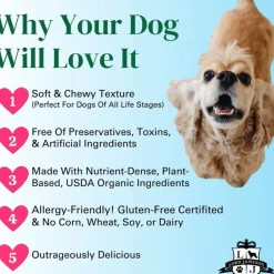 Lord Jameson Watermelon Pops Organic Watermelon Soft & Chewy Treats For Dogs (6 oz)