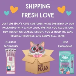 Love Nala Mousse Chicken Recipe Lickable Treats For Cats (0.5 oz tube x 4)