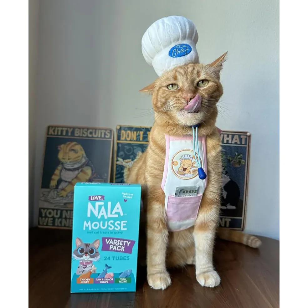Love Nala Mousse Chicken Recipe Lickable Treats For Cats (0.5 oz tube x 4)