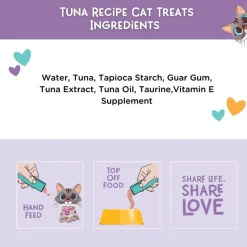 Love Nala Mousse Tuna Recipe Lickable Treats For Cats (0.5 oz tube x 4)
