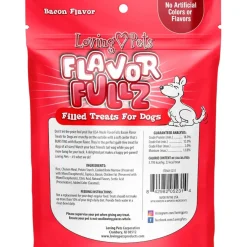 Loving Pets Flavorfullz Bacon Flavor Crunchy Filled Dog Treats (6 oz)