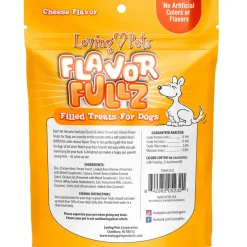 Loving Pets Flavorfullz Cheese Flavor Crunchy Filled Dog Treats (6 oz)