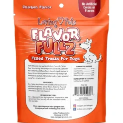 Loving Pets Flavorfullz Chicken Flavor Crunchy Filled Dog Treats (6 oz)