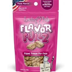 Loving Pets Flavorfullz Filled Tuna Flavor Treats For Cats (3 oz)