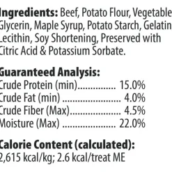 Loving Pets Houndations Beef Soft Training Dog Treats (4 oz)