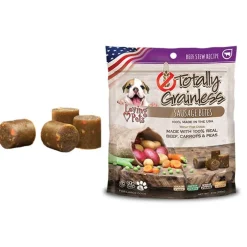 Loving Pets Totally Grainless Beef Stew Recipe Sausage Bites Dog Treats (6 oz)