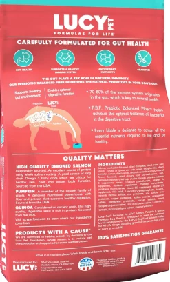 Lucy Pet Products Formulas for Life Grain-Free Salmon, Pumpkin & Quinoa Formula Dry Dog Food