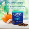 Lucy Pet Products Hip to Be Square Duck & Pumpkin Formula Dog Treats, 6-oz