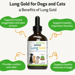 Lung Gold - Lower Respiratory Tract Support for Dogs (4 oz)