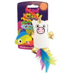 Mad Cat Mewnicorn Toy For Cats (2 pk)
