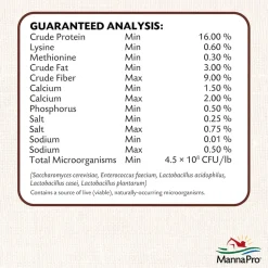 Manna Pro 16% All Flock Crumbles with Probiotics (8 lb)