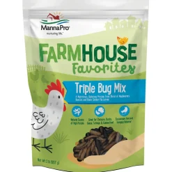 Manna Pro Farmhouse Favorites Triple Bug Mix Poultry Treat (2 lb)