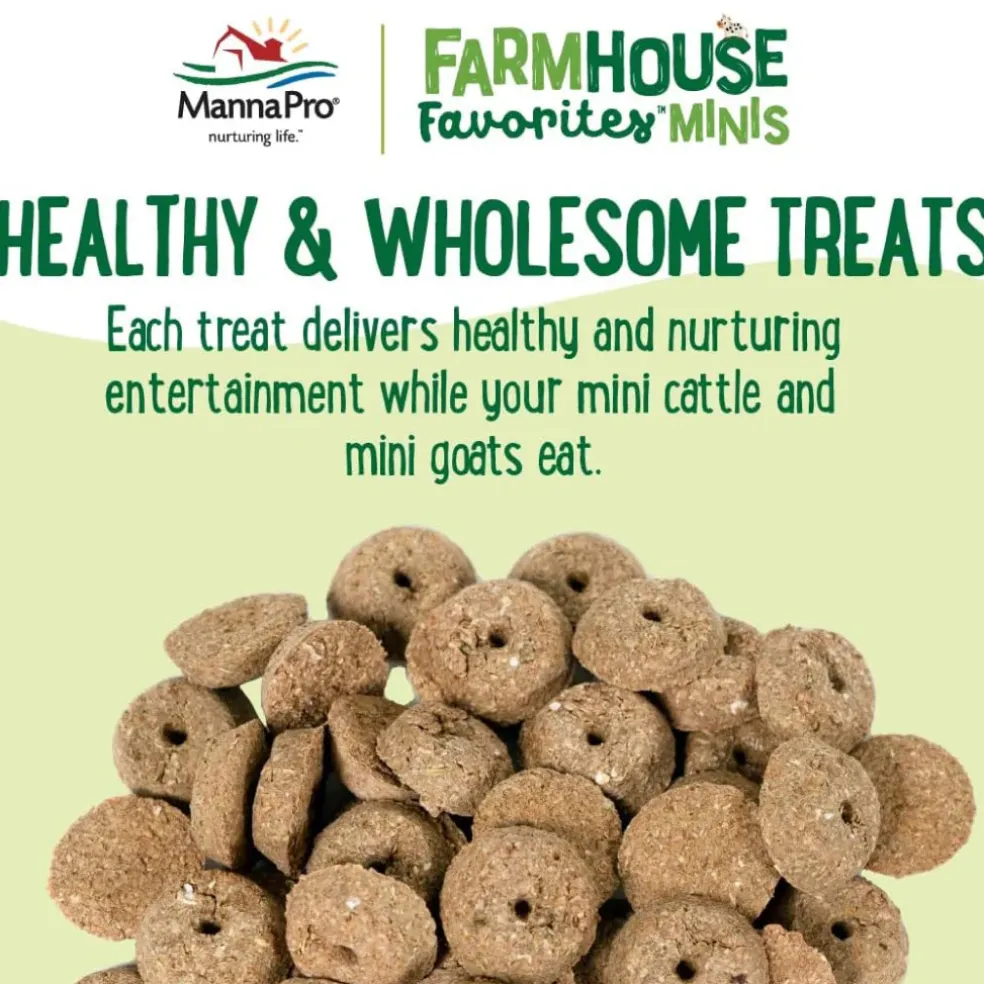 Manna Pro Farmhouse Favorites Treats For Mini Goat & Mini Cattle (3 lb)