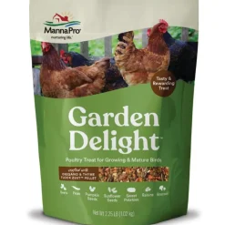Manna Pro Garden Delight Poultry Treats for Chickens (2.25 lb)