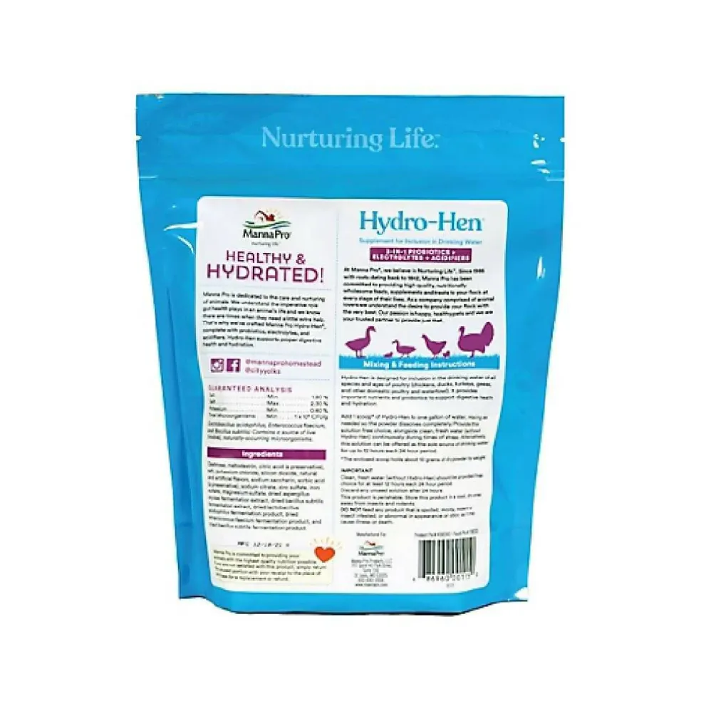 Manna Pro Hydro-Hen 3-in-1 Water Supplement for Poultry