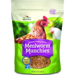Manna Pro Mealworm Munchies Poultry Treats (10 oz)