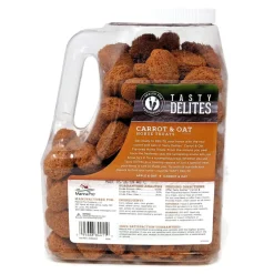 Manna Pro Tasty Delites Carrot & Oat Treats For Horses (3 lb)
