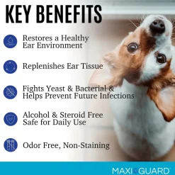 MAXI/GUARD Zn4.5 Otic Natural Ear Care Solution with Complexed Zinc