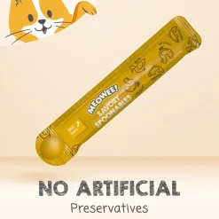 Meowee! Savory Spoonables with Salmon, Chicken & Duck Lickable Treat For Cats