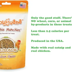 Meowijuana Crunchie Munchies Chicken Flavor Catnip Treats (3 oz)