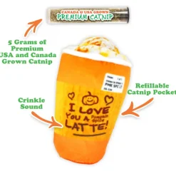 Meowijuana "Get Spooked" - Spiced Latte Fillable Catnip Toy