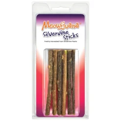 Meowijuana Silvervine Sticks for Cats (6 ct)