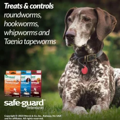 Merck Safe-Guard Canine Dewormer for Dogs 6 weeks and older (2g x 3 sachets)