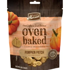 Merrick Oven Baked Pumpkin Patch with Real Pumpkin Treats For Dogs (11 oz)