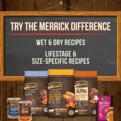 Merrick Power Bites Soft & Chewy Grain Free Real Turducken Dog Treats (6 oz)