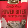 Merrick Power Bites Soft & Chewy Grain Free Real Beef Dog Treats (6 oz)