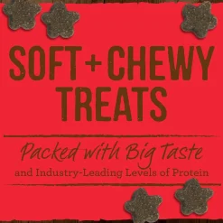 Merrick Power Bites Soft & Chewy Grain Free Real Beef Dog Treats (6 oz)