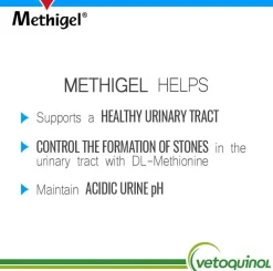 Methigel Urinary Supplement for Cats & Dogs (4.25 oz tube)